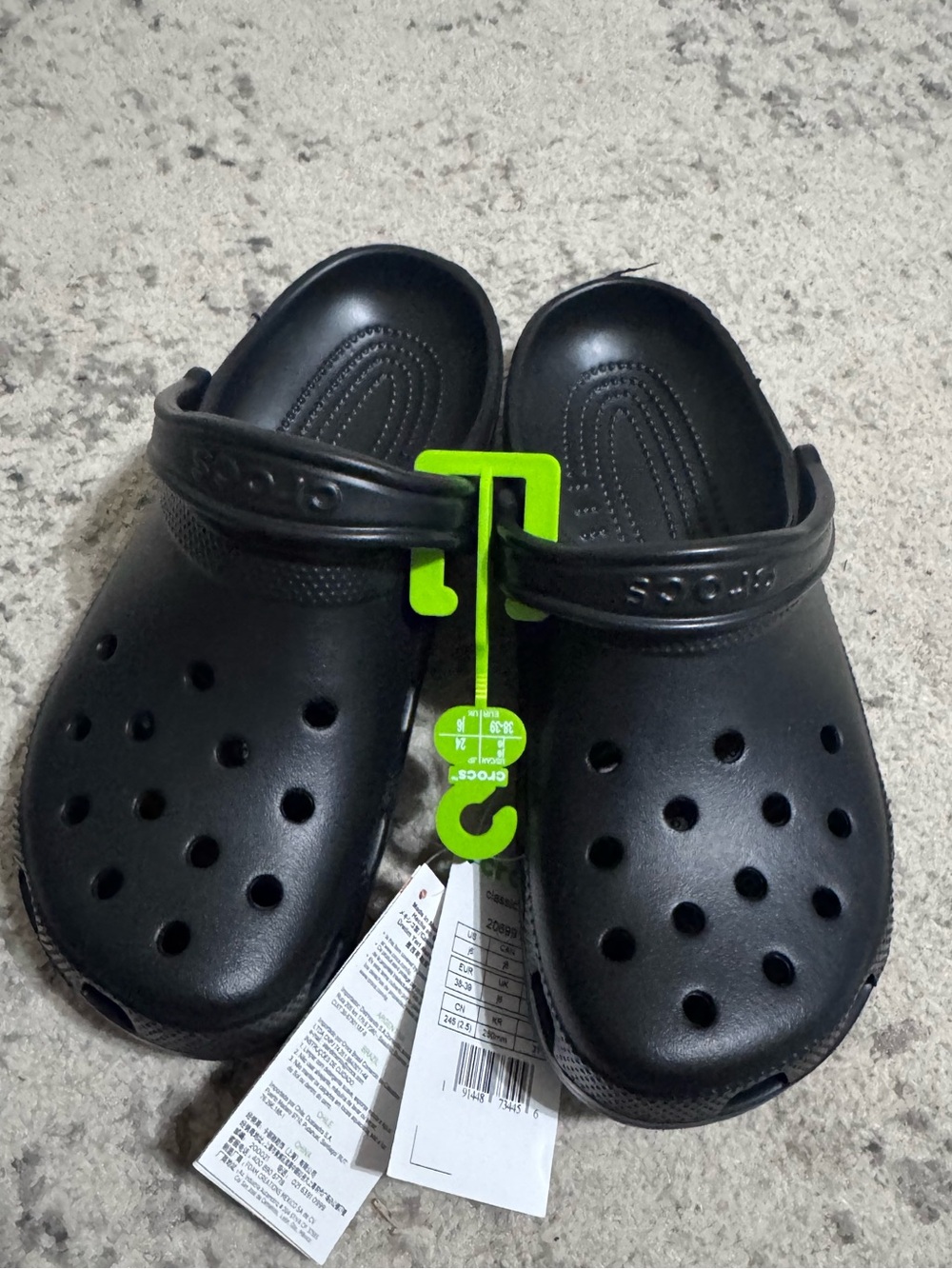 Brand NEW🖤Kids Black Crocs